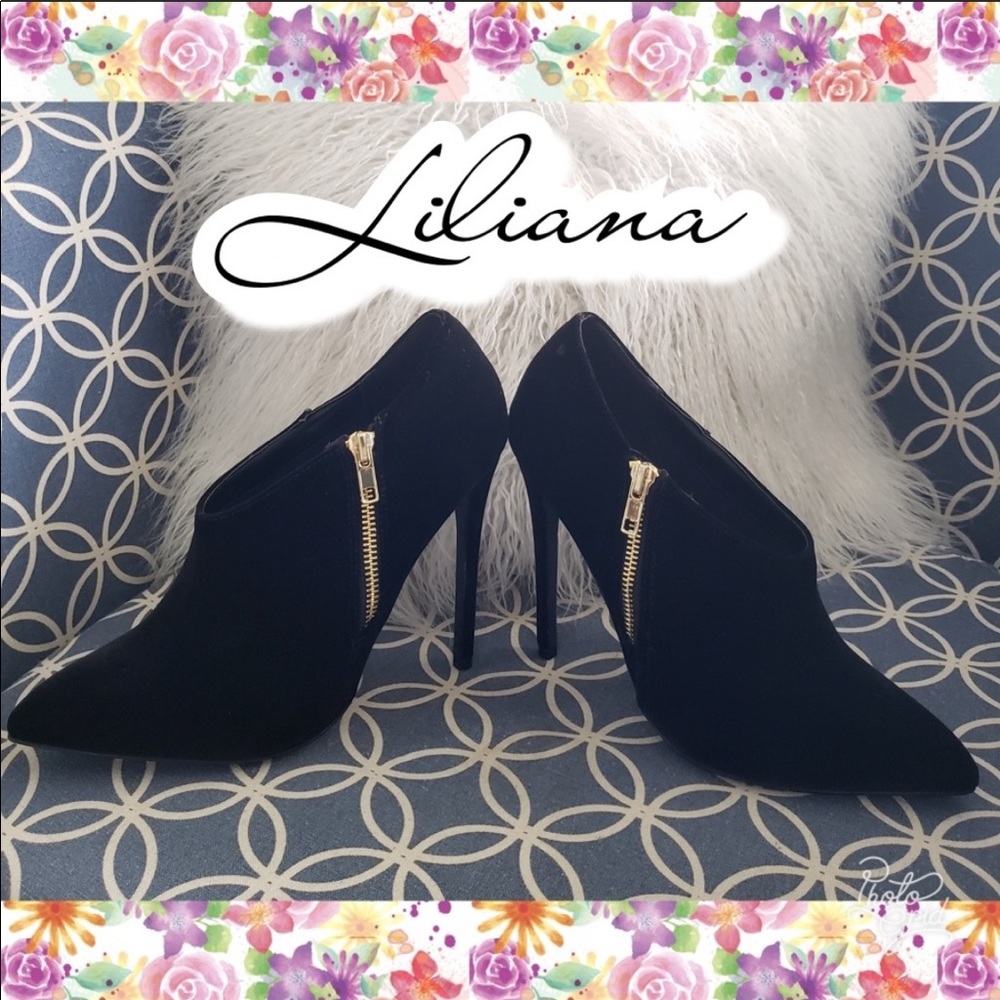 Lilliana size 9 black sexy booties
